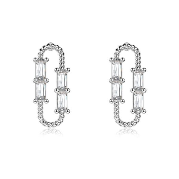 925 sterling silver hoop earrings