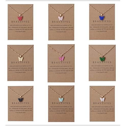Butterfly Necklace Butterfly Pendant Necklace  Fashion Necklace