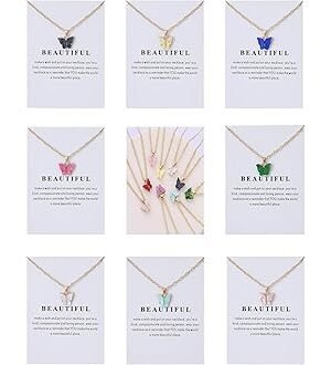 Butterfly Necklace Butterfly Pendant Necklace  Fashion Necklace
