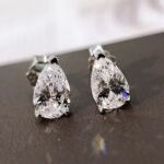 925 Sterling Silver Earrings Ladies Gold Plated,Waterproof  for Women and Girls